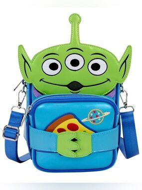 NWT Loungefly Toy Story 30th Anniversary Aliens Crossbuddies Crossbody Bag